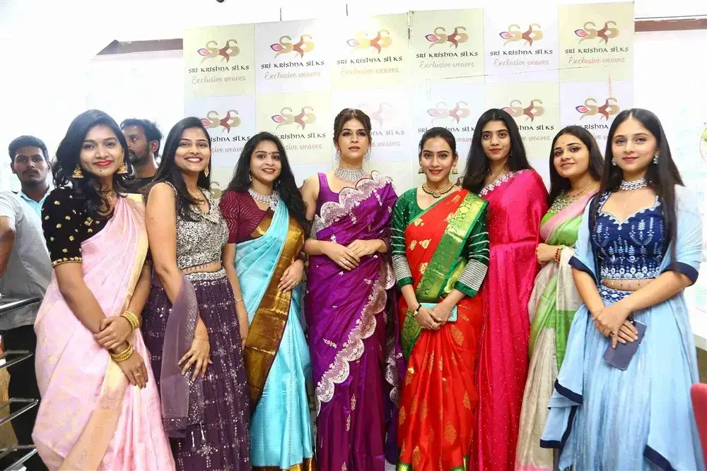 Actress Shraddha Das launches Sri Krishna Silks Showroom